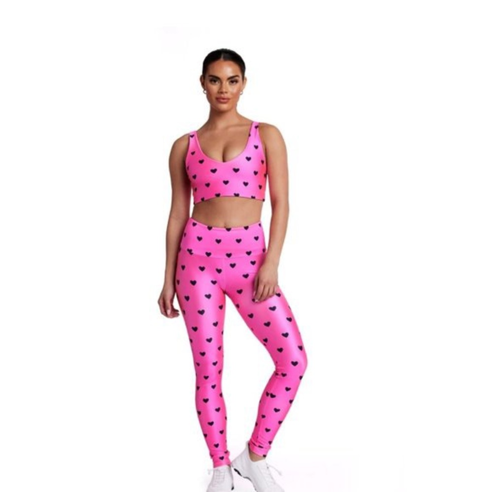 Gold sheep heart leggings